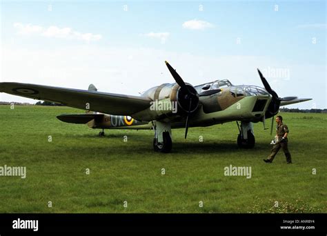 Bristol Blenheim MK.IV (G-BPIV) of the Aircraft Restoration Company Stock Photo, Royalty Free ...