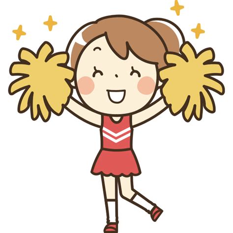 Cheerleader with legs | Free SVG