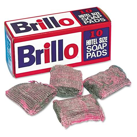 Brillo SP1210BRILLO Hotel Size Steel Wool Soap Pad, 10/box, 120/carton ...