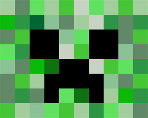 Minecraft Creeper Head Template