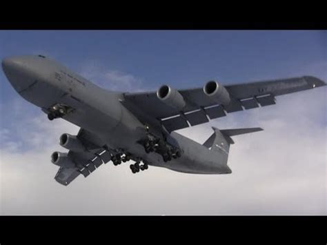 Lockheed C-5M Super Galaxy Landing - YouTube