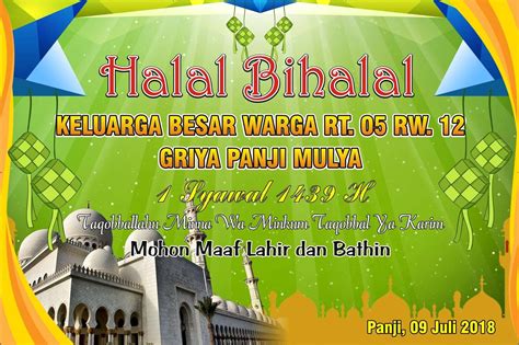 Desain Banner Halal Bihalal Cdr - 58+ Koleksi Gambar