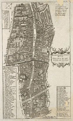 Bishopsgate - Wikipedia, the free encyclopedia | Old maps of london ...