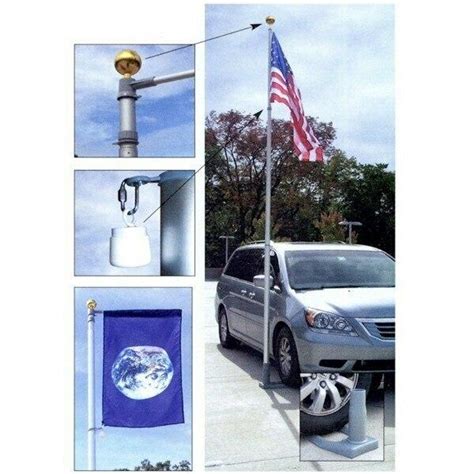 Telescoping Flagpoles | Inground Flagpoles | Flags.com