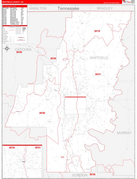 Map Books of Whitfield County Georgia - marketmaps.com
