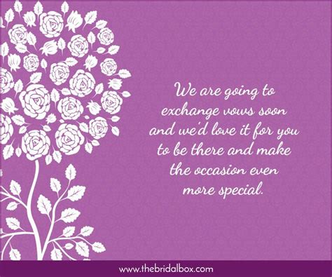 50 Wedding Invitation Wording Ideas You Can Totally Use! | Wedding invitation quotes, Indian ...