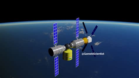 ISRO Space station render by me : r/ISRO