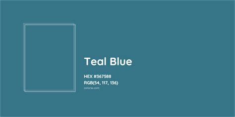 About Teal Blue - Color codes, similar colors and paints - colorxs.com