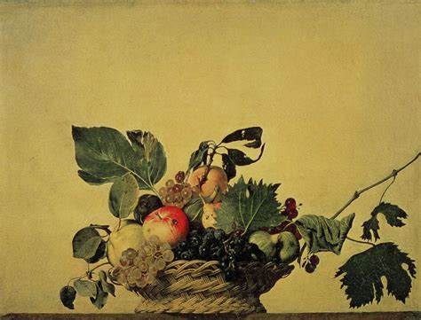 Caravaggio - Basket of Fruit