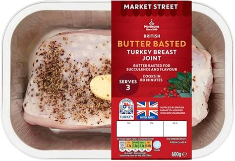 Morrisons Butter Basted Turkey Breast Joint, 600g : Amazon.co.uk: Grocery