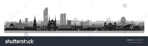 Pakistan City Karachi Skyline View Famous Stock Illustration 1415059382 ...