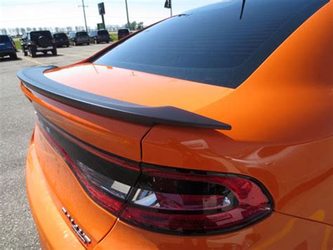 Dodge Dart Flush Mount Painted Rear Spoiler, 2013, 2014, 2015, 2016 ...