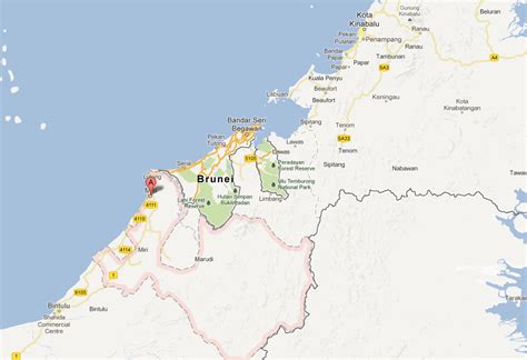 Miri Map and Miri Satellite Image