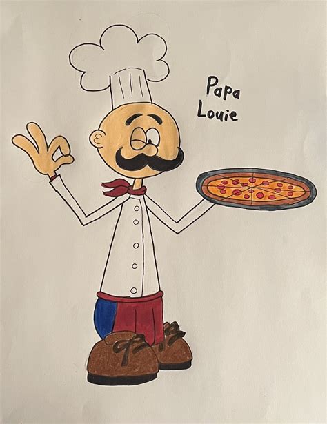 Papa Louie In My Style by TBroussard on DeviantArt