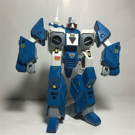 LARGE モスピーダ Vintage 1980s Gakken Robotech Mospeada Blue Alpha Fighter ...