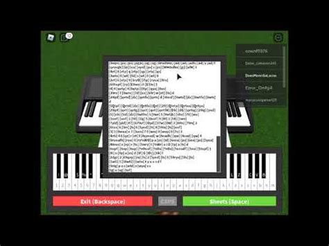 Roblox Sheet Piano: Demon Slayer - YouTube