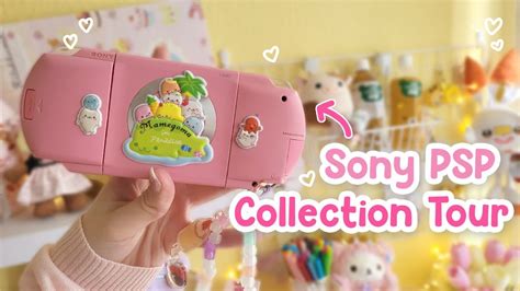 Sony PSP Collection Tour 🌸+ Cute Makeover 💐 Cutest Games for PSP🤍 2023 Game Collection - YouTube