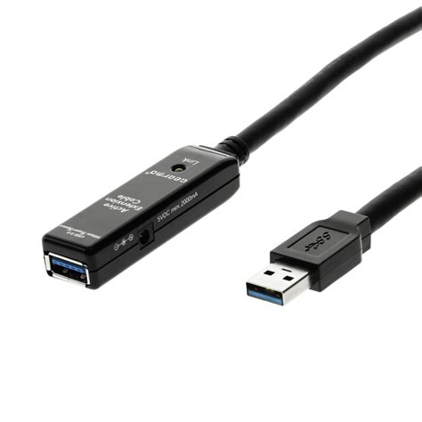 USB 3.0 extension cable 22ft. (7-Meter) A-Male to A-Female with Power Input