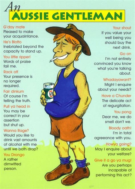 A Beginners Guide to Aussie Slang | Over 120 Slang words | Australian ...