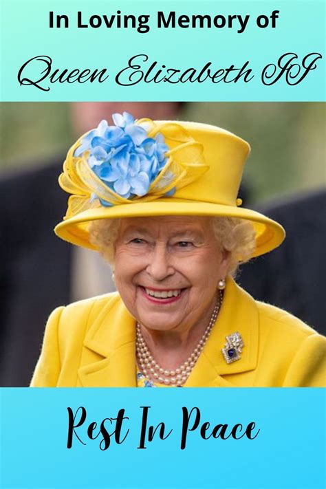 In Loving Memory of Queen Elizabeth II | In loving memory, Memories ...