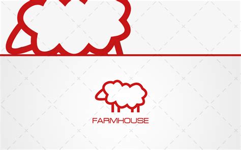 Farm Sheep Logo For Sale - Lobotz