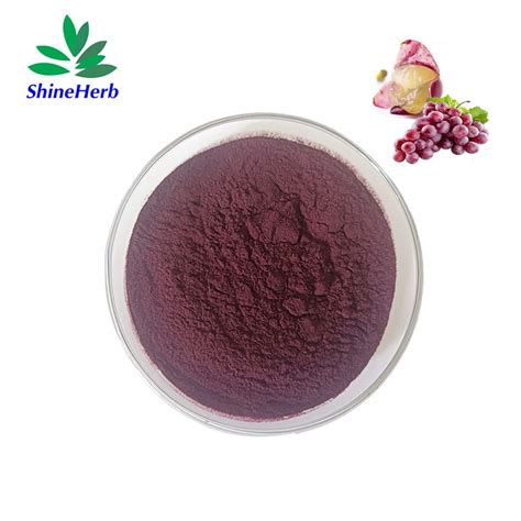 Grape Peel Extract Resveratrol Polyphenols Proanthocyanidins Anthocyanidin Grape Skin Extract ...