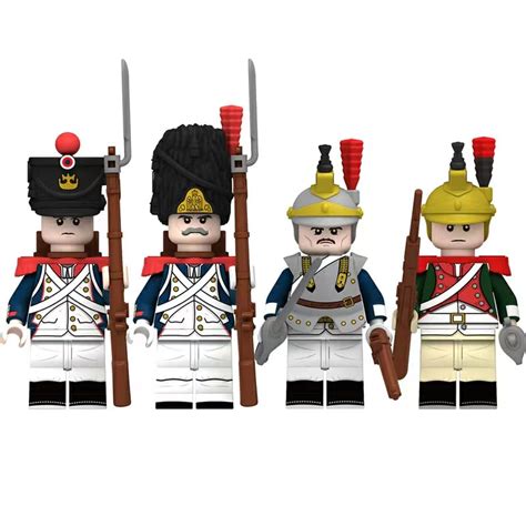 Napoleonic Era French Imperial Infantry x4 — Brick Block Army