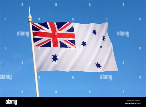 Australian White Ensign Stock Photo - Alamy