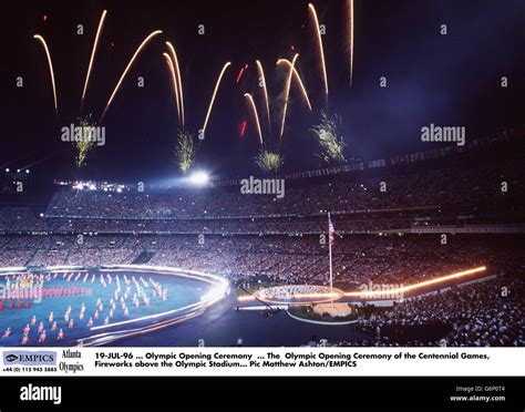 Atlanta Olympic Games 1996 - Opening Ceremony Stock Photo - Alamy