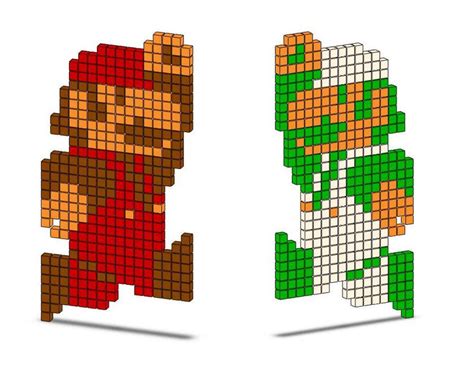 8-Bit Mario and Luigi by JoeCoool on DeviantArt