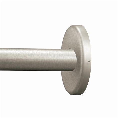 MOEN Adjustable Curved Shower Rod - Brushed Nickel | The Home Depot Canada