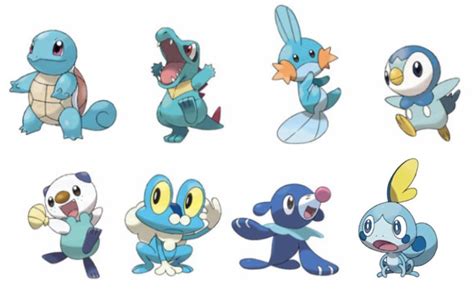 Pokemon All Water Types