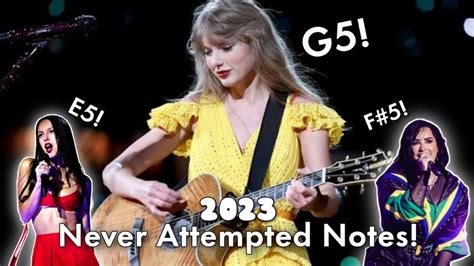 FAMOUS SINGERS | 2023 Never Attempted Vocals!! - YouTube