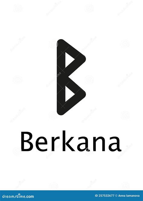 Berkana Runes stock vector. Illustration of term, northern - 257532677