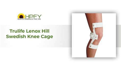 Trulife Lenox Hill Swedish Knee Cage - Product Overview | Best Knee ...