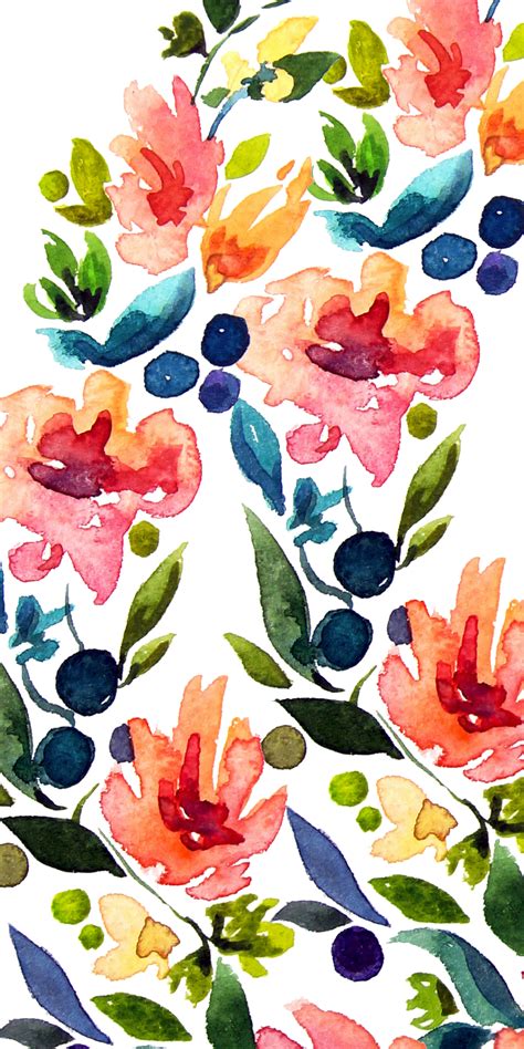 #Watercolor #Flowers. #Casetify #iPhone #Art #Design #Illustration #Cool #Wallpaper #Floral ...