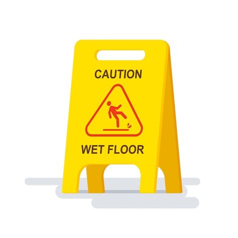 Wet Floor Sign Clipart Png