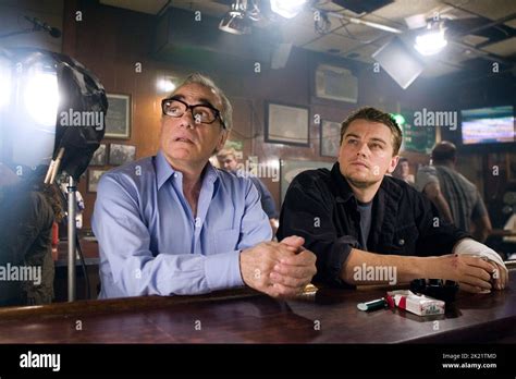 MARTIN SCORSESE, LEONARDO DICAPRIO, THE DEPARTED, 2006 Stock Photo - Alamy