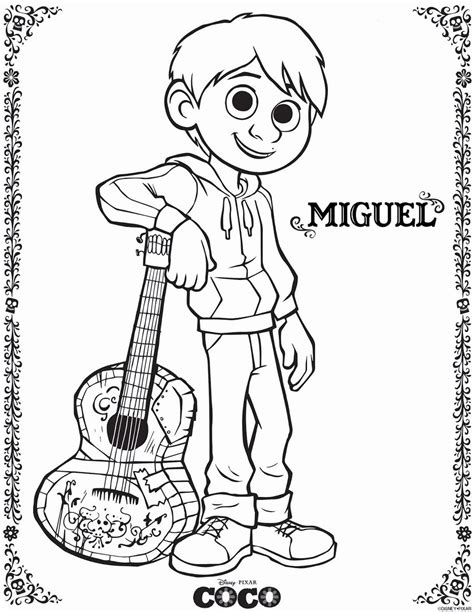 Coco Movie Coloring Pages