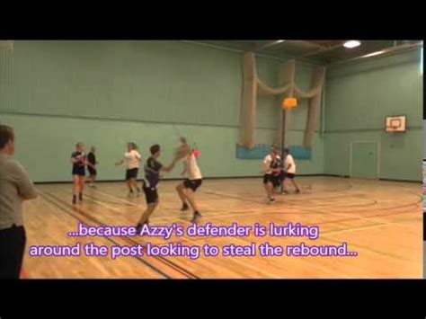 Intermediate Korfball Tactics No 1 - YouTube