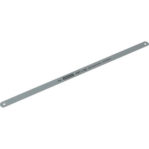 Stanley - 12" 18 TPI Steel Hand Hacksaw Blade - 47339296 - MSC ...