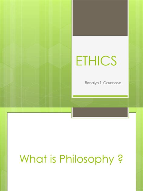 Ethics PPT.1 | PDF | Reason | Ancient Greek Philosophy