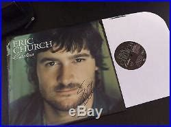 ERIC CHURCH Signed Autographed FIRST Pressing Carolina Album Vinyl ...