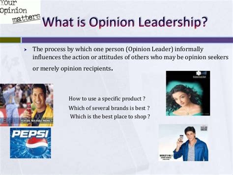 Opinion Leaders