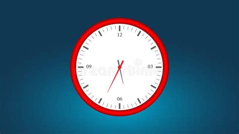 Simple Modern Clock Moving Animation Stock Video - Video of interface, measure: 280573851