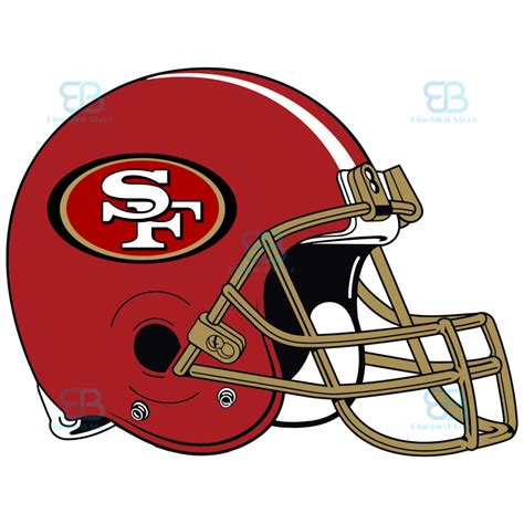 San Francisco 49ers Football Helmet Svg, Sport Svg, Football | Inspire ...