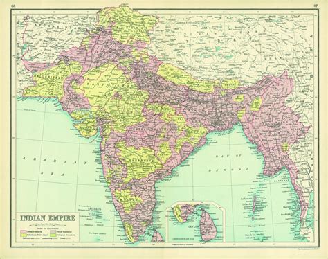 Map of British India -- circa 1900 | Map, Historical maps, India map