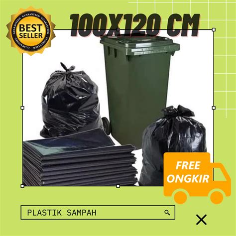 Jual Plastik sampah Trashbag 100x120 Kantong sampah ukuran kecil besar ...