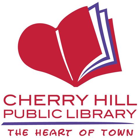 Cherry Hill Library Logo, Cherry Hill, Book Art, Public, Logos, Logo