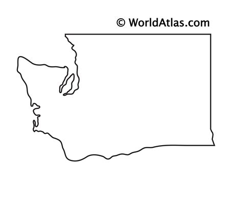 Washington Outline Map